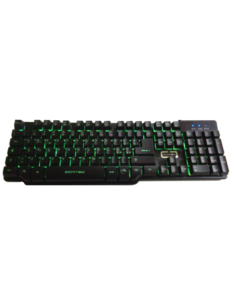 Tastiera USB Gaming Nera Retroilluminata RGB Alantik CORGK1