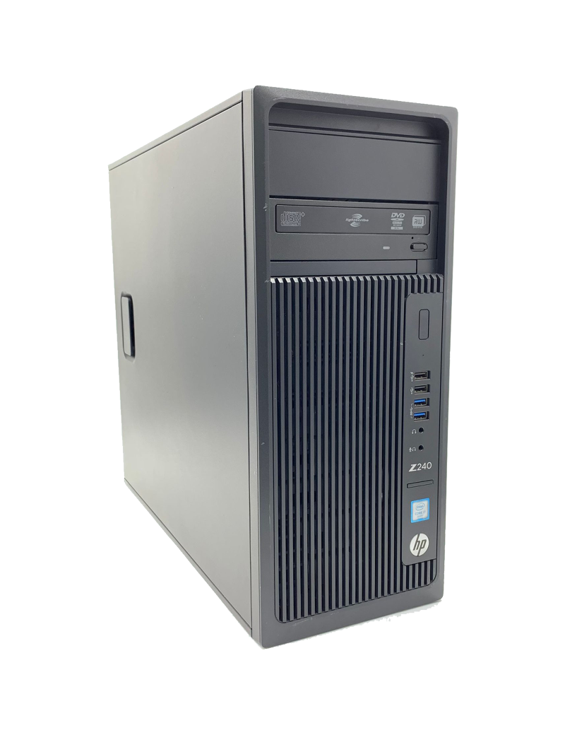 PC Computer Ricondizionato HP Workstation Z240 Tower Intel Core i7-6700 Ram 8GB SSD 240GB DVD-ROM Freedos