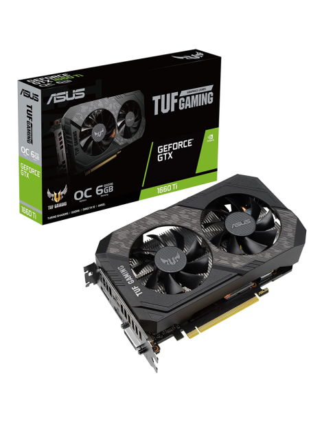 Scheda Video ASUS Nvidia GeForce GTX 1660 Ti 6GB GDDR6 TUF Gaming EVO OC