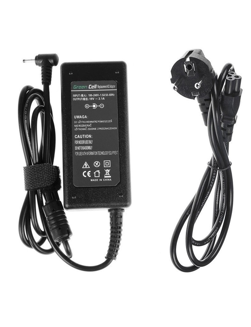 Alimentatore Compatibile Per Notebook Asus 40W 19V 2.1A / 2.5mm - 0.7mm