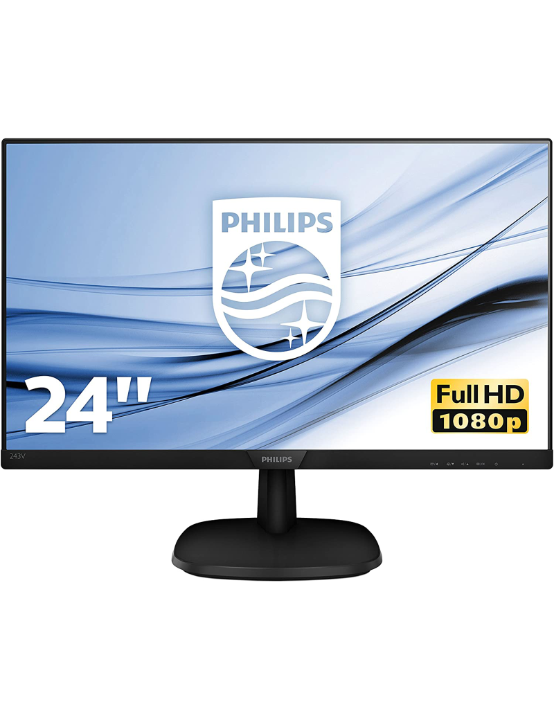 Monitor 24" Philips 243V7QJABF LED IPS Full HD 16:9 HDMI VGA Speaker