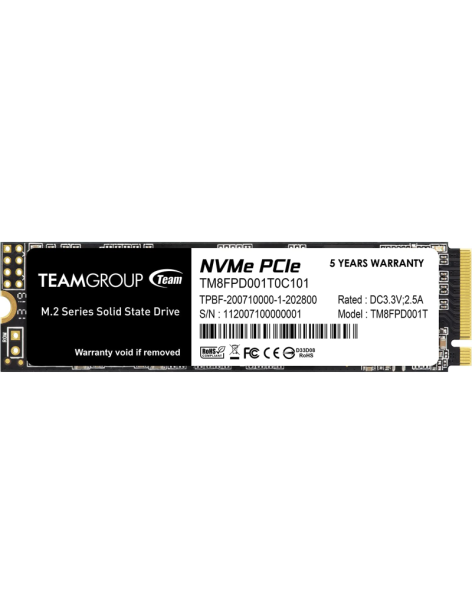 Team Group SSD 1TB MP33 PRO M.2 NVMe PCIe Gen 3.0