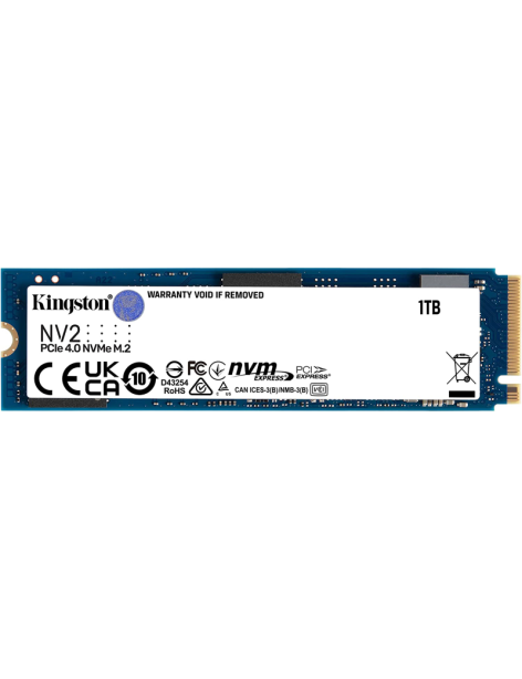 Kingston NV2 SSD 1TB M.2 NVMe PCIe Gen 4.0