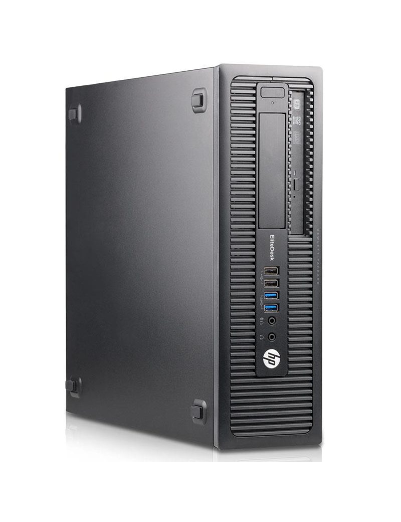 HP EliteDesk 800 G1 SFF PC Computer Intel i5-4460 Ram 8GB SSD 240GB DVD-ROM (Ricondizionato Grado A)