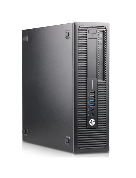 HP EliteDesk 800 G1 SFF PC Computer Intel i5-4460 Ram 8GB SSD 240GB DVD-ROM (Ricondizionato Grado A)