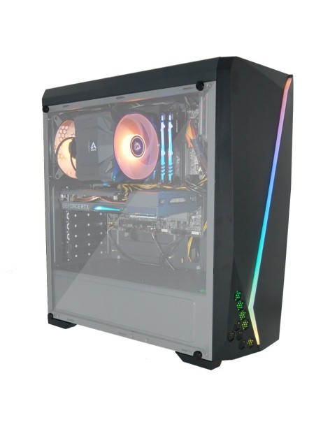 PC Computer Gaming Assemblato RGB i3-12100F B660M Ram 16GB SSD 500GB RTX 3060 12GB GDDR6