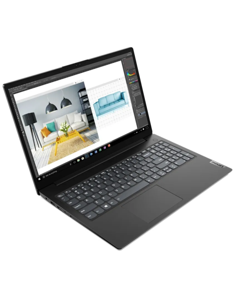 Notebook PC Portatile Lenovo V15 G2 15.6" FHD AMD Ryzen 3 5300U Ram 8GB DDR4 SSD 256GB Webcam HDMI Freedos Black