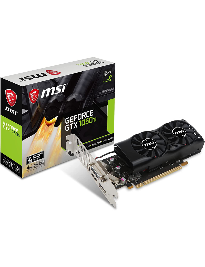 Scheda Video MSI Nvidia GeForce GTX 1050 Ti 4GB 4GT LP
