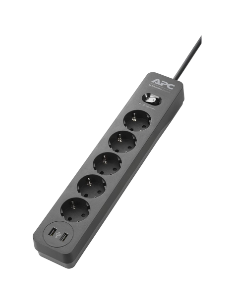 Ciabatta Elettrica Multipresa 5 Prese Schuko APC PME5U2B-GR