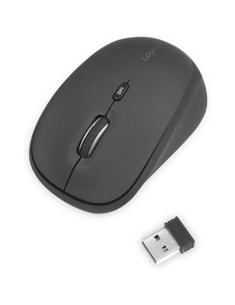 Mouse Wireless LogiLink ID0193 Nero