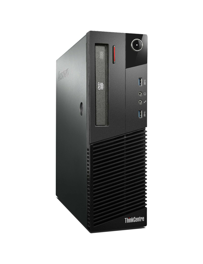 Lenovo ThinkCentre M83 SFF PC Computer Intel i5-4460 Ram 16GB SSD 480GB DVD-ROM (Ricondizionato Grado B)