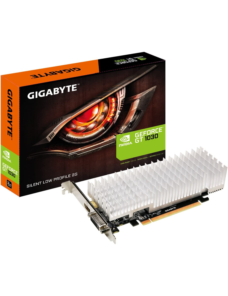 Scheda Video Gigabyte Nvidia GeForce GT 1030 2GB GDDR5 Silent Low Profile