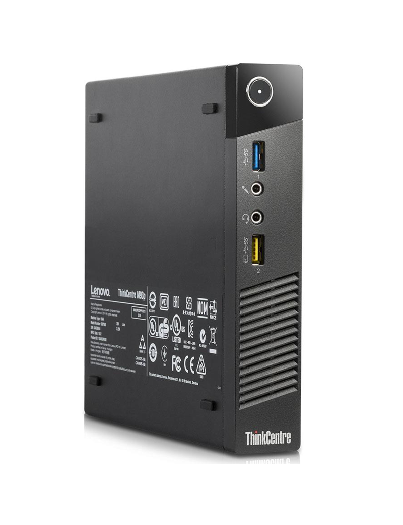 Lenovo ThinkCentre M93p Tiny PC Computer Intel i5-4570T Ram 16GB SSD 512GB (Ricondizionato Grado A)