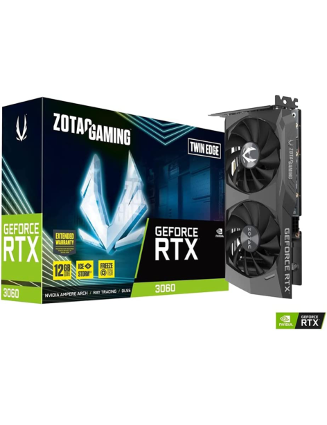 Scheda Video ZOTAC Nvidia GeForce RTX 3060 12GB GDDR6 Twin Edge