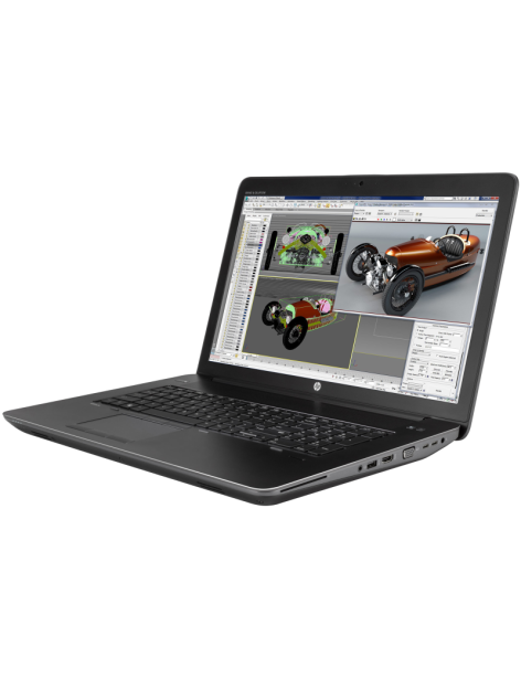 Notebook PC Portatile Ricondizionato HP Workstation ZBook 17 G3 17.3" Intel i7-6820HQ Ram 16GB SSD 256GB Webcam Freedos