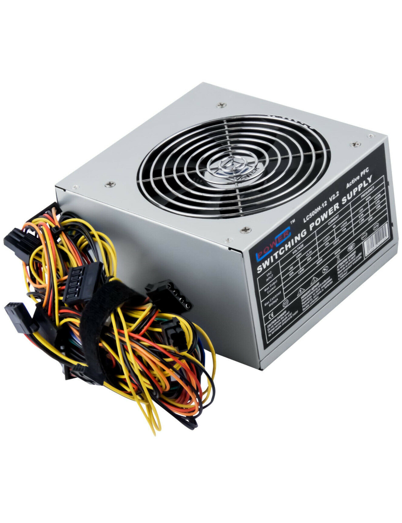 LC-Power Alimentatore ATX 500W V2.2 Office Series LC500H-12