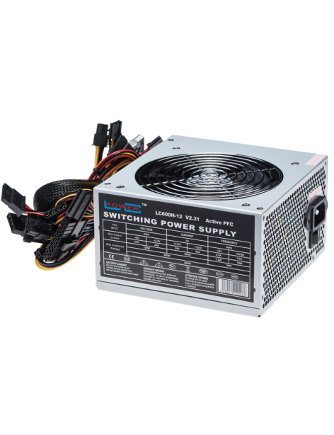 LC-Power Alimentatore ATX 600W V2.31 Office Series LC600H-12