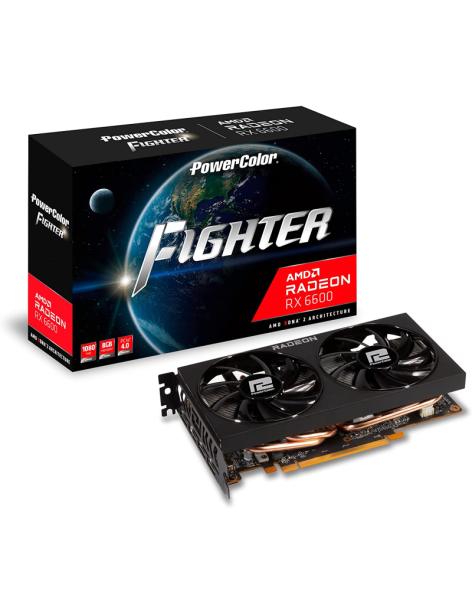 Scheda Video PowerColor AMD Radeon RX 6600 8GB GDDR6 Fighter