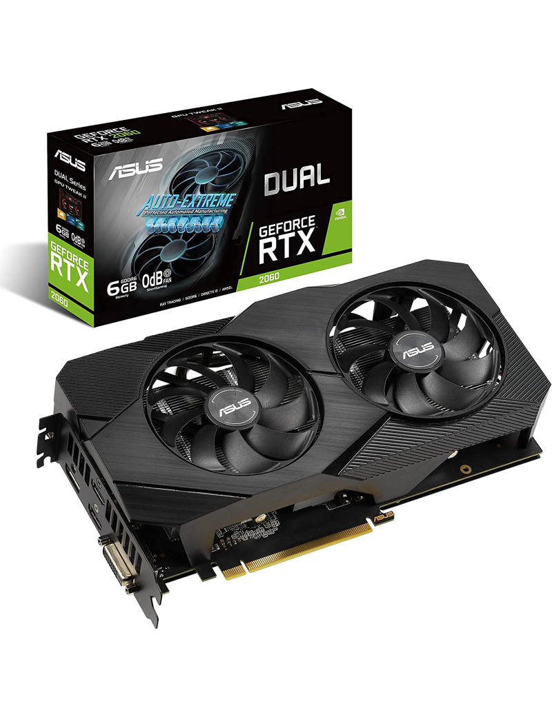 Scheda Video ASUS Nvidia GeForce RTX 2060 6GB GDDR6 Dual EVO