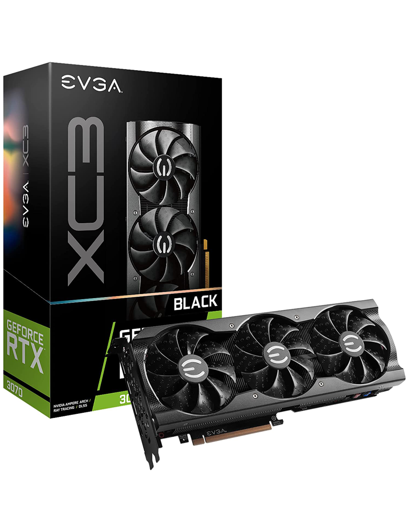 Scheda Video EVGA Nvidia GeForce RTX 3070 8GB GDDR6 XC3 Black LHR
