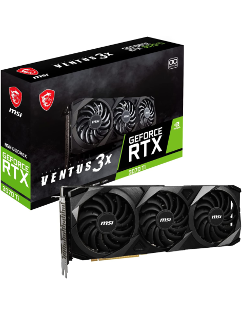Scheda Video MSI Nvidia GeForce RTX 3070 Ti 8GB GDDR6X Ventus 3X OC (LHR)
