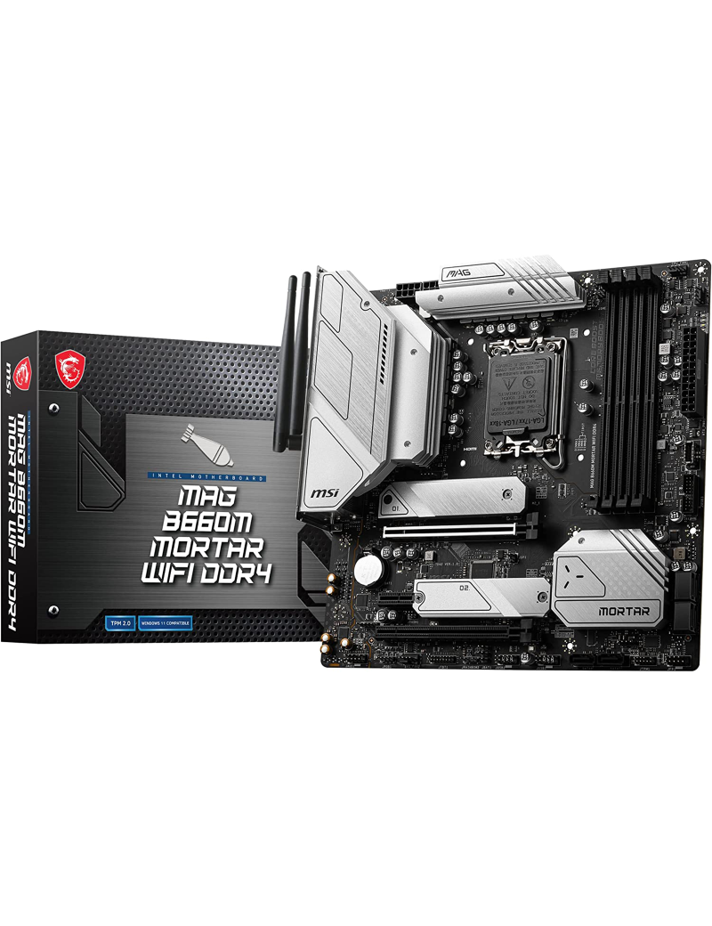 Scheda Madre MSI B660M MAG Mortar WIFI DDR4 Intel LGA 1700