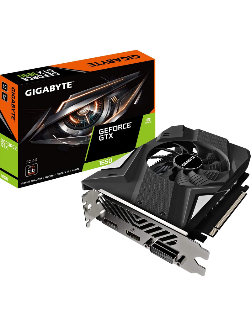 Scheda Video Gigabyte Nvidia GeForce GTX 1650 4GB GDDR6 OC 2.0