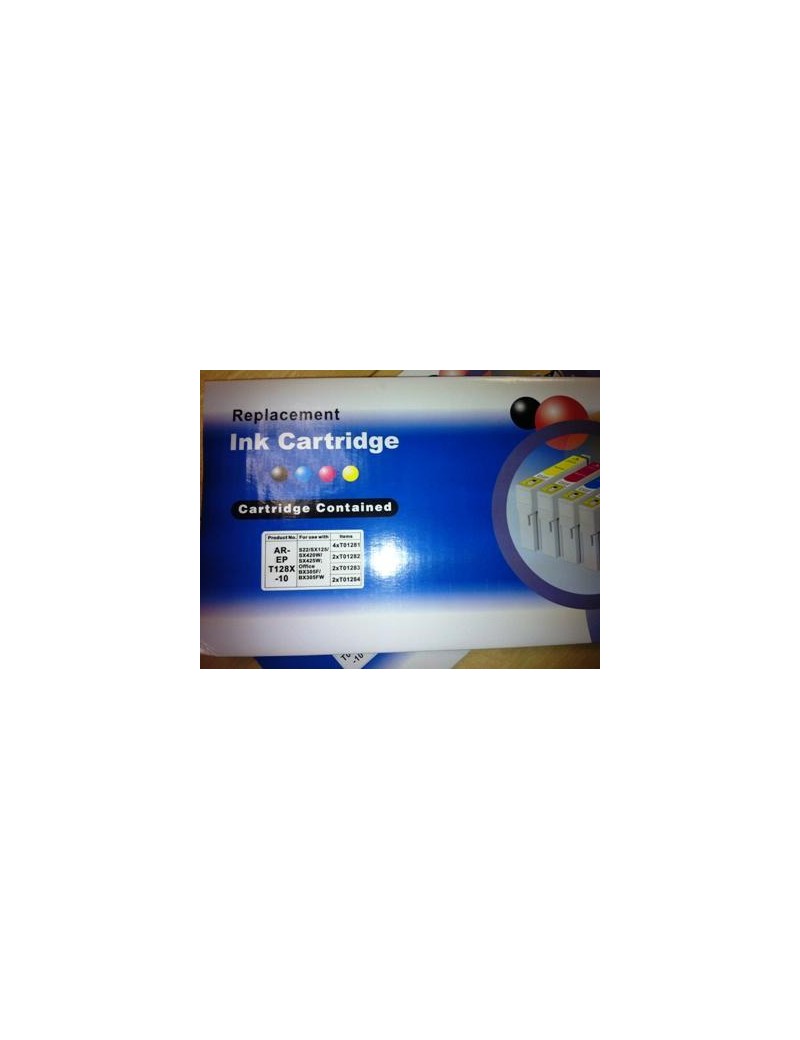10 Cartucce Compatibili T1281-1282-1283-1284 (4xBk+6 color)