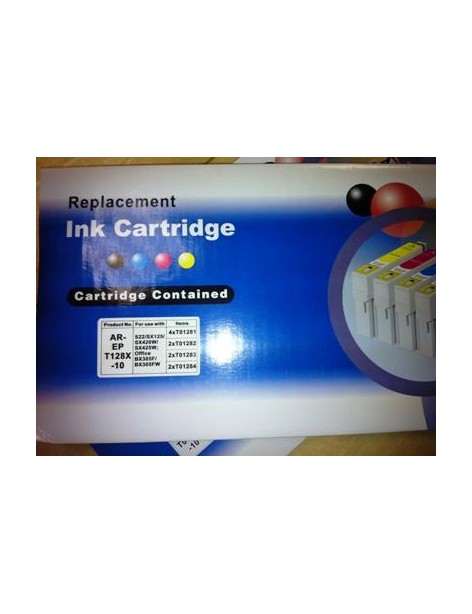 10 Cartucce Compatibili T1281-1282-1283-1284 (4xBk+6 color)