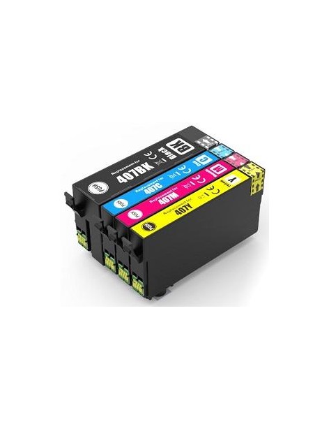 Black 45ml compatible Epson WF-4745 Series-2.6KC13T07U140