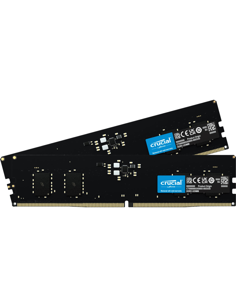 Memoria Ram DDR5 16GB (2x8GB) DIMM Crucial 4800 Mhz PC5-38400