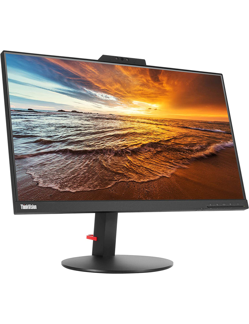 Monitor 24" Ricondizionato Lenovo ThinkVision T24V-10 Full HD IPS VGA HDMI DP Webcam Speaker Nero Grado A