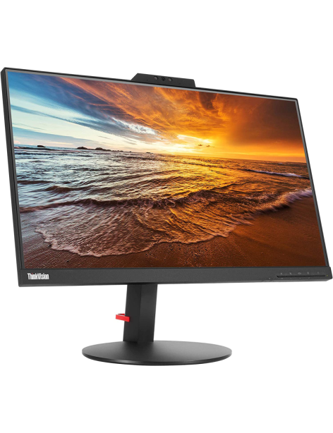 Monitor 24" Ricondizionato Lenovo ThinkVision T24V-10 Full HD IPS VGA HDMI DP Webcam Speaker Nero Grado A