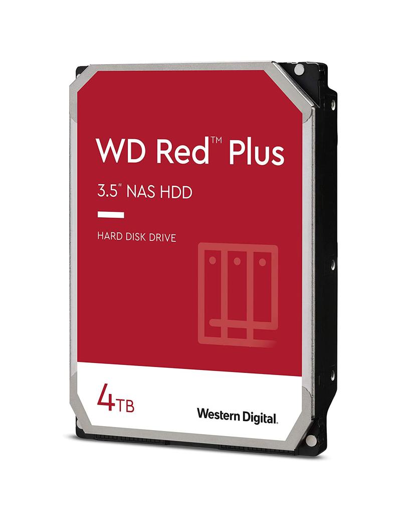 Western Digital WD Red Plus NAS Hard Disk 4TB SATA III 3.5" WD40EFZX