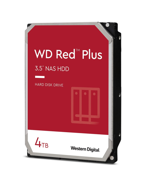 Western Digital WD Red Plus NAS Hard Disk 4TB SATA III 3.5" WD40EFZX