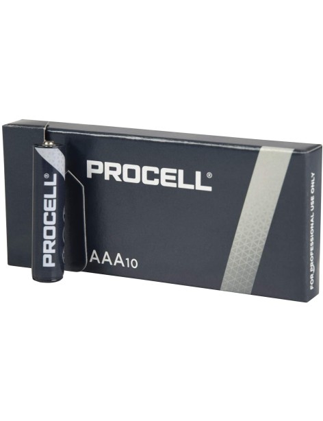 Duracell Procell 10 Batterie AAA Ministilo LR03 1.5V