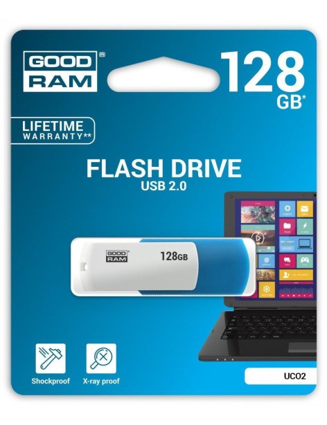 Pendrive GoodRAM 128GB UCO2 MIX USB 2.0 - retail blister