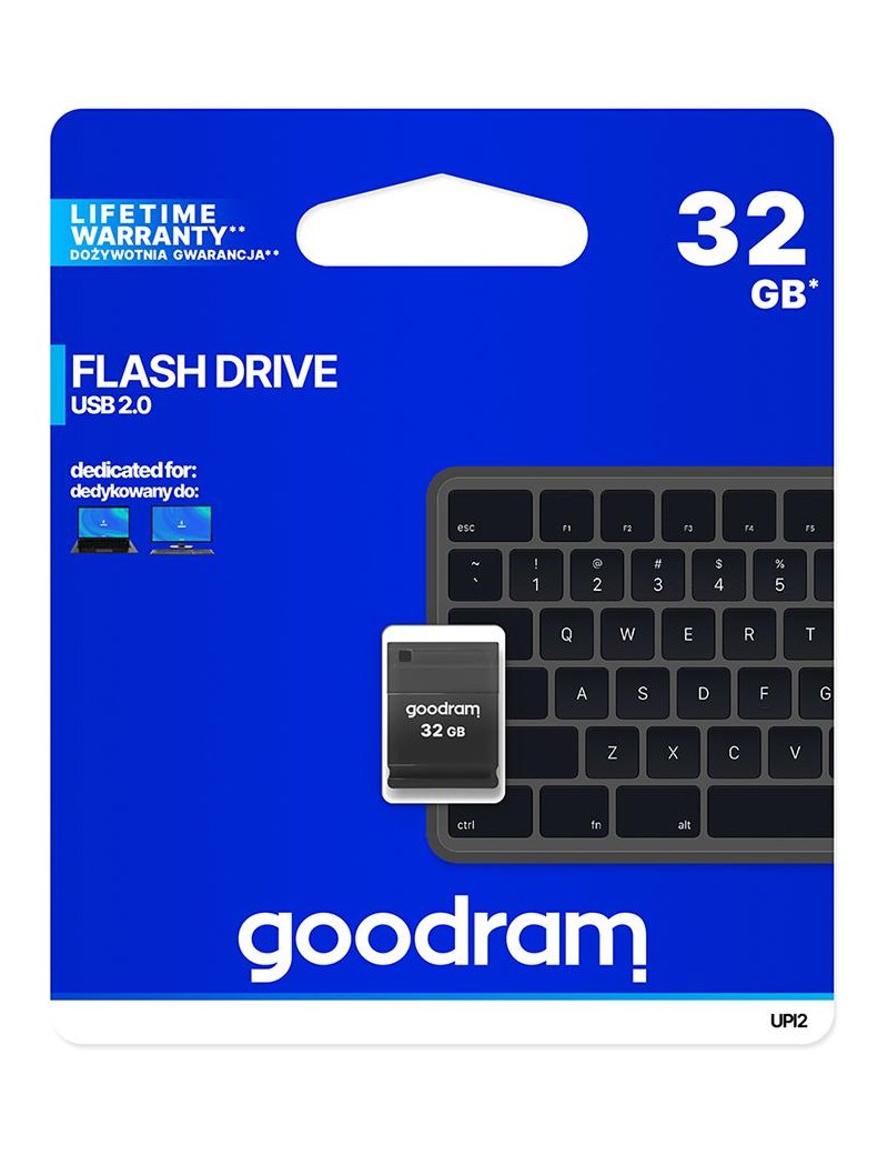Pendrive Goodram UPI2 32GB USB MINI 2.0 blk - retail blister