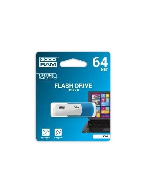 Pendrive GoodRAM 64GB UCO2 MIX USB 2.0 - retail blister