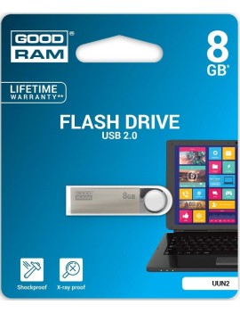 Pendrive GoodRAM 8GB UNN2 metal USB 2.0 - retail blister