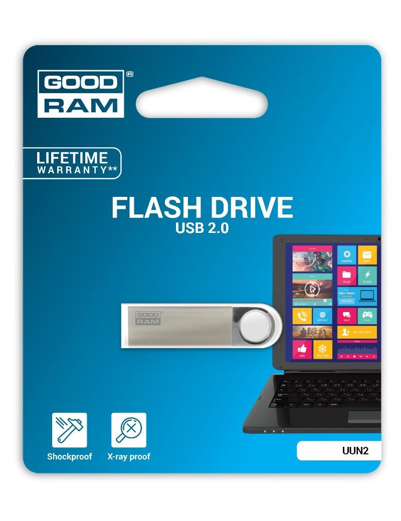 Pendrive GoodRAM 64GB UNN2 metal USB 2.0 - retail blister