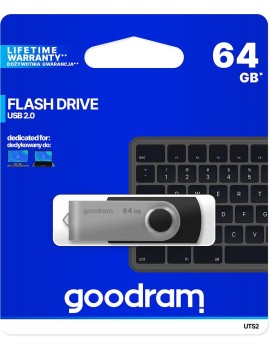 Chiavetta/Pendrive USB Goodram Twister 64GB nera USB 2.0