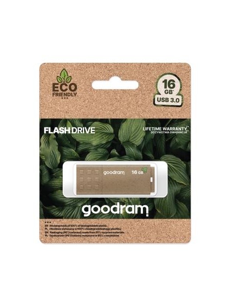 Pendrive GoodRAM 16GB UME3 GREEN USB 3.0 - retail blister
