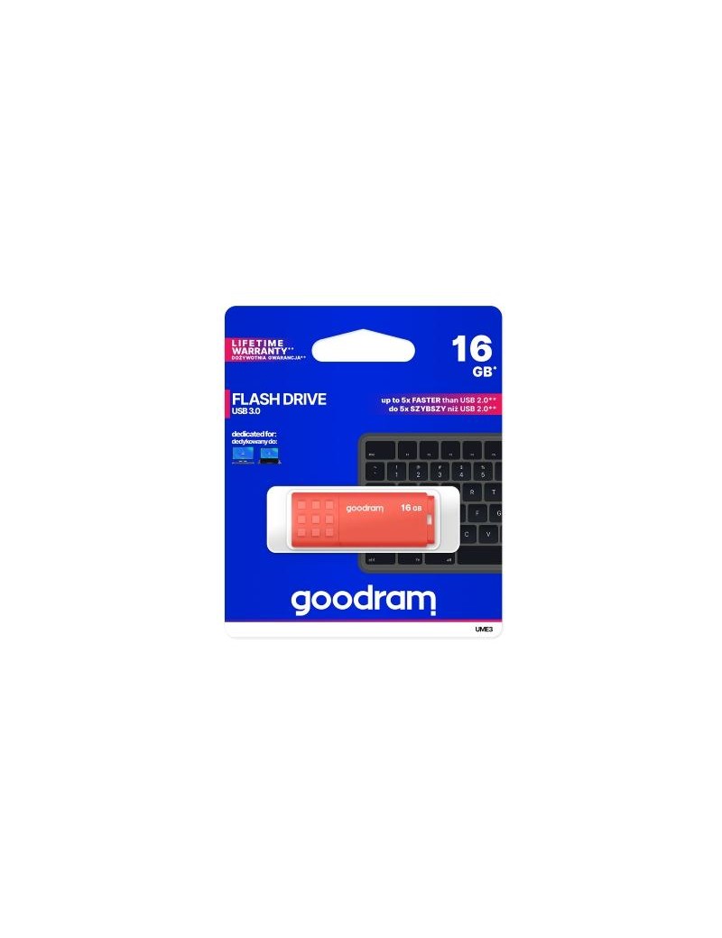 Pendrive GoodRAM 16GB UME3 orange USB 3.0 - retail blister