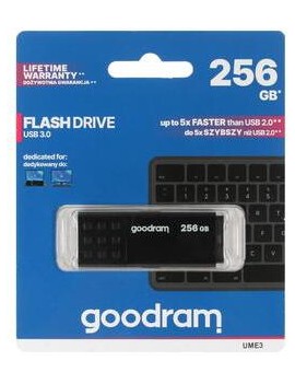 Pendrive GoodRAM 256GB BLACK USB 3.0 - retail blister