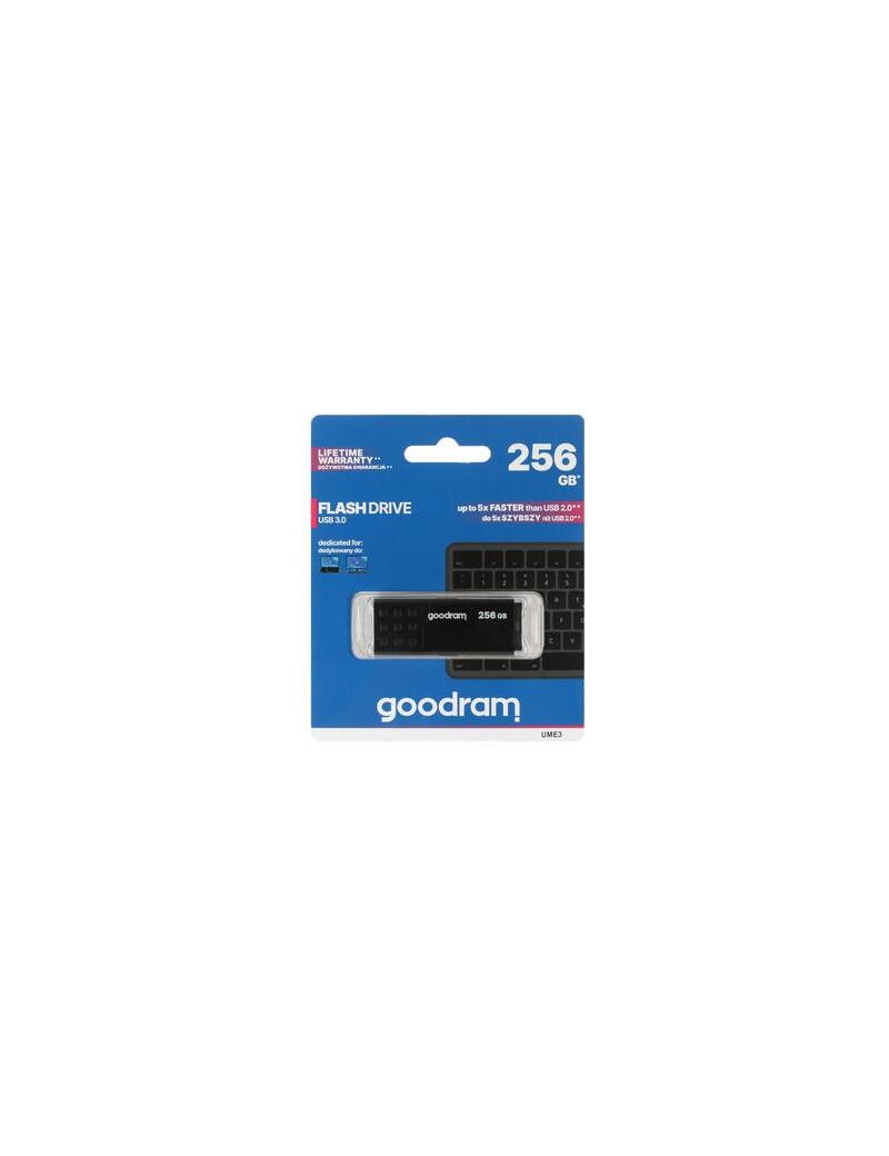 Pendrive GoodRAM 256GB BLACK USB 3.0 - retail blister