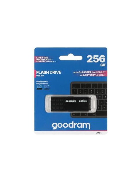Pendrive GoodRAM 256GB BLACK USB 3.0 - retail blister