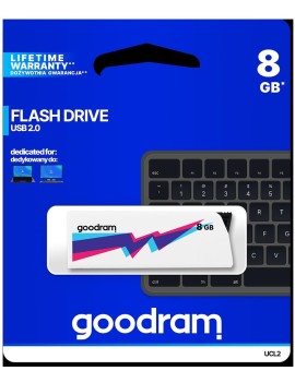 Pendrive GoodRAM 8GB UCL2 WHITE USB 2.0 - retail blister
