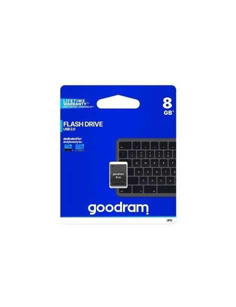 Pendrive Goodram UPI2 8GB USB MINI 2.0 blk - retail blister