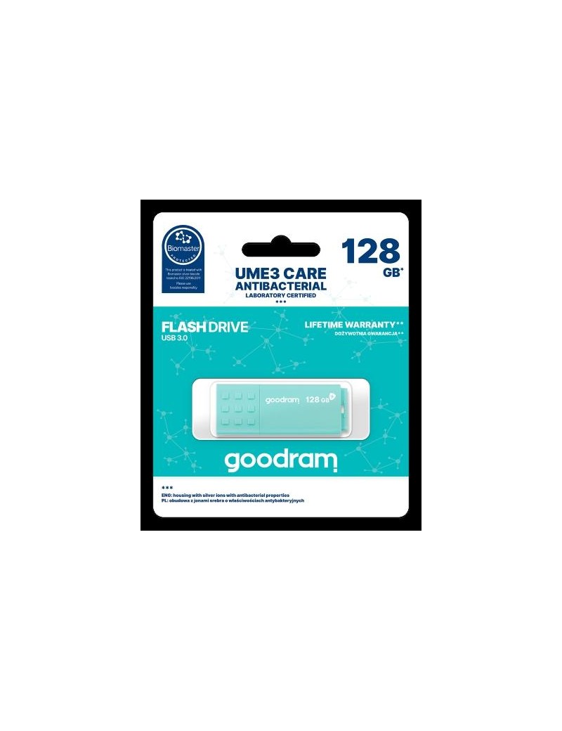 GOODRAM 128GB UME3 CARE - ANTIBATTERICA - USB 3.0